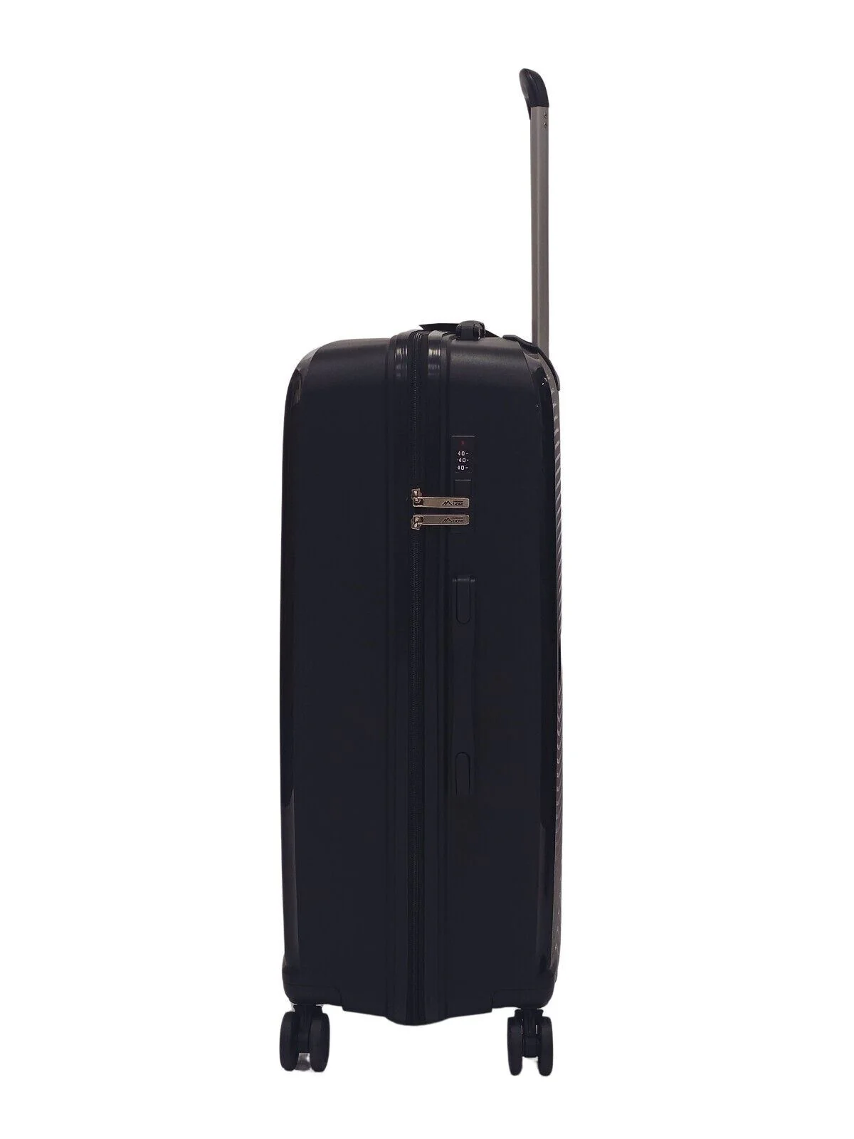 Acton Large Hard Shell Suitcase in Black - Image 3