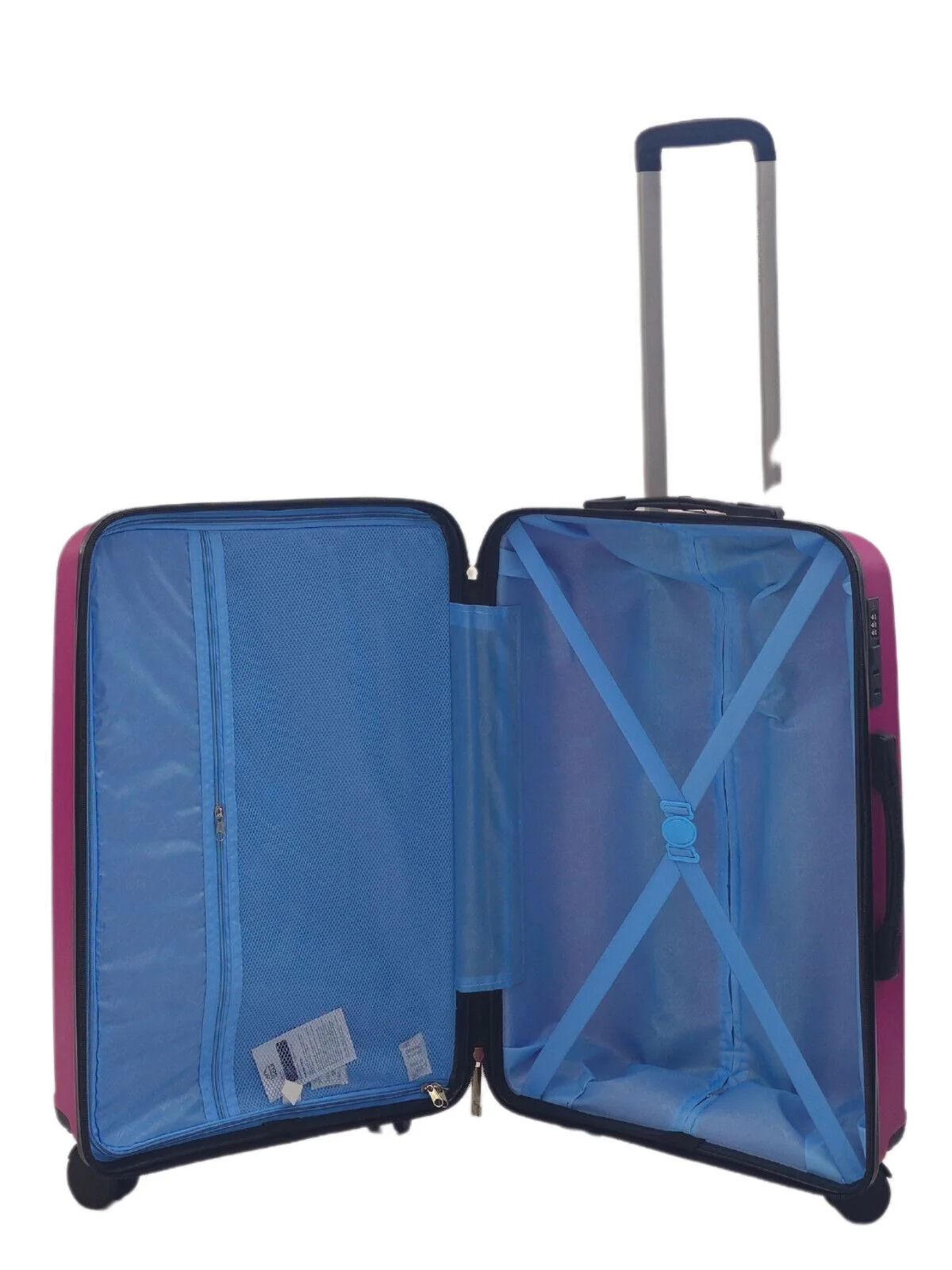Acton Large Hard Shell Suitcase in Pink - Image 4