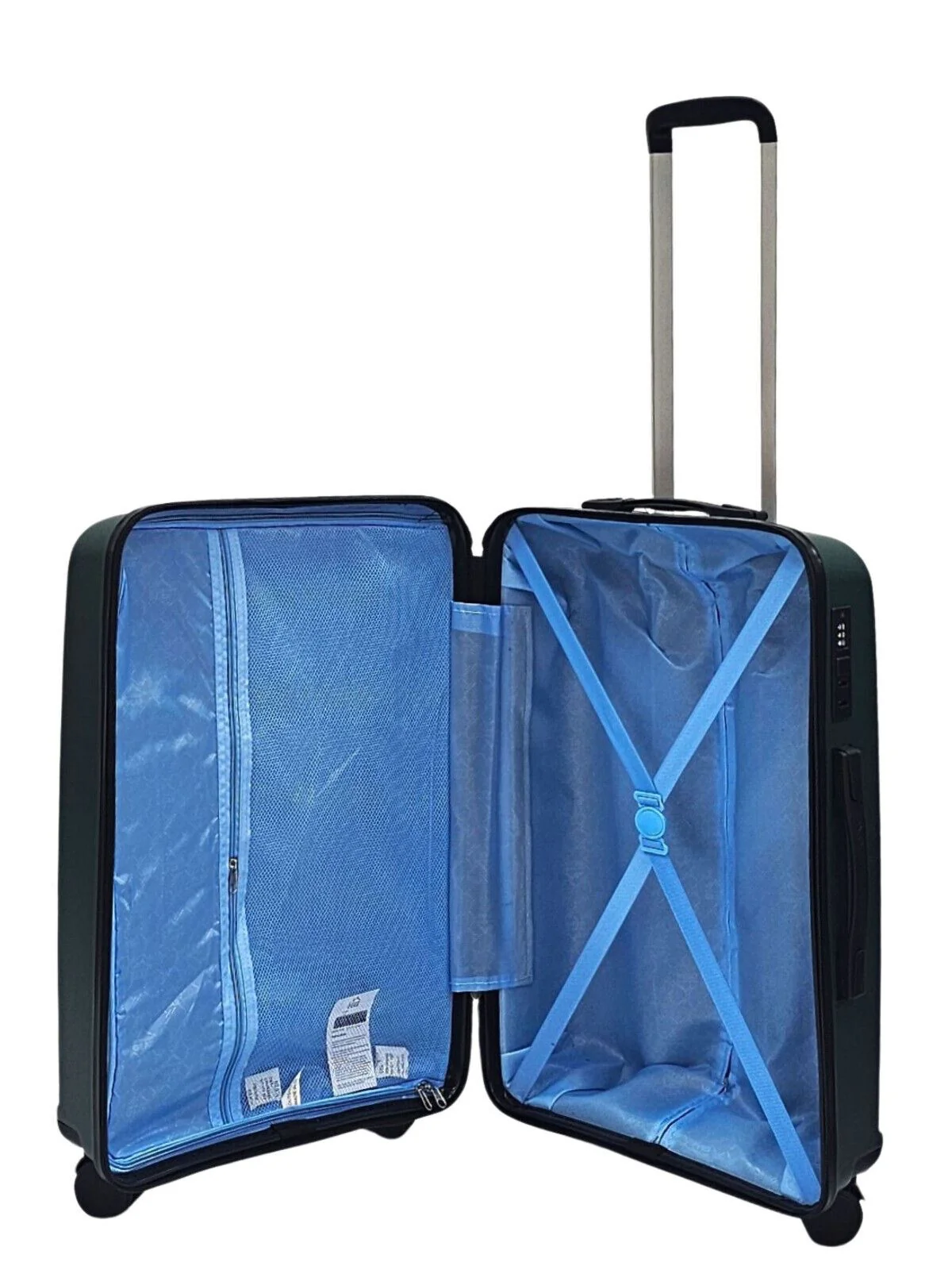 Acton Medium Hard Shell Suitcase in Green - Image 4