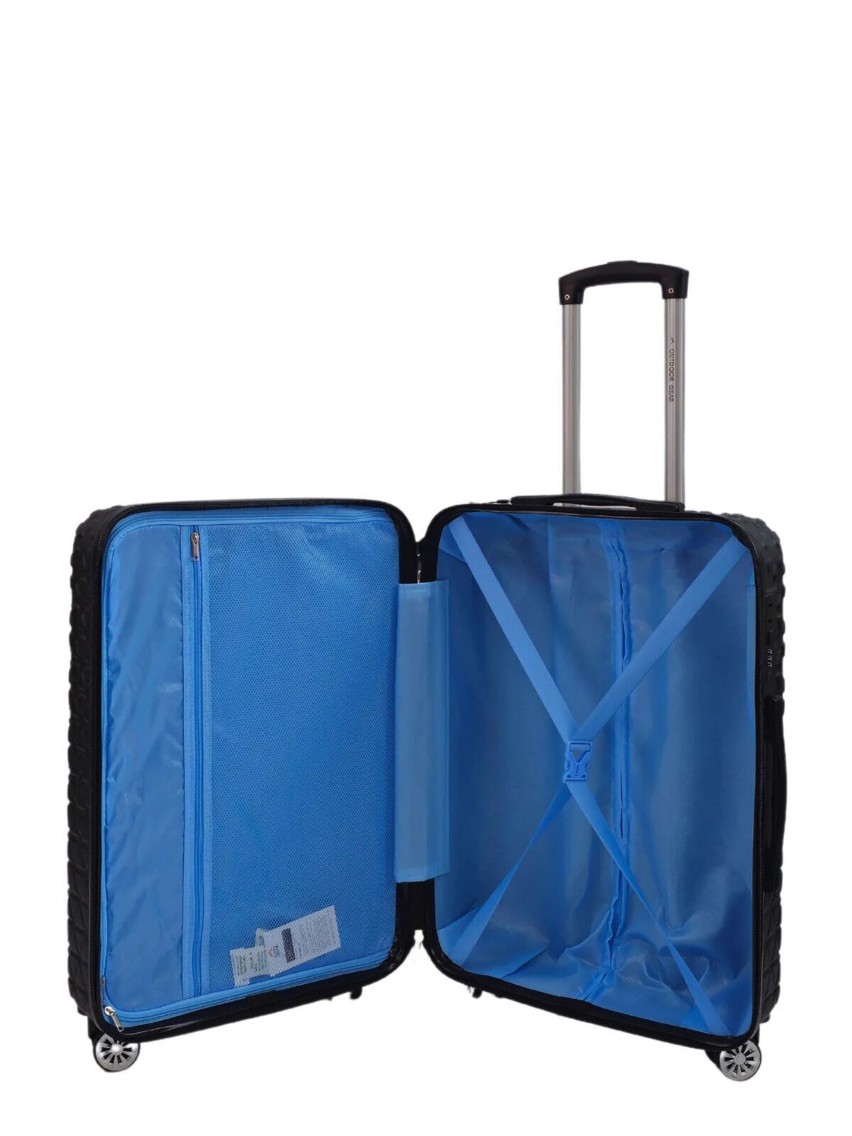 Adlington Medium Hard Shell Suitcase in Black - Image 5