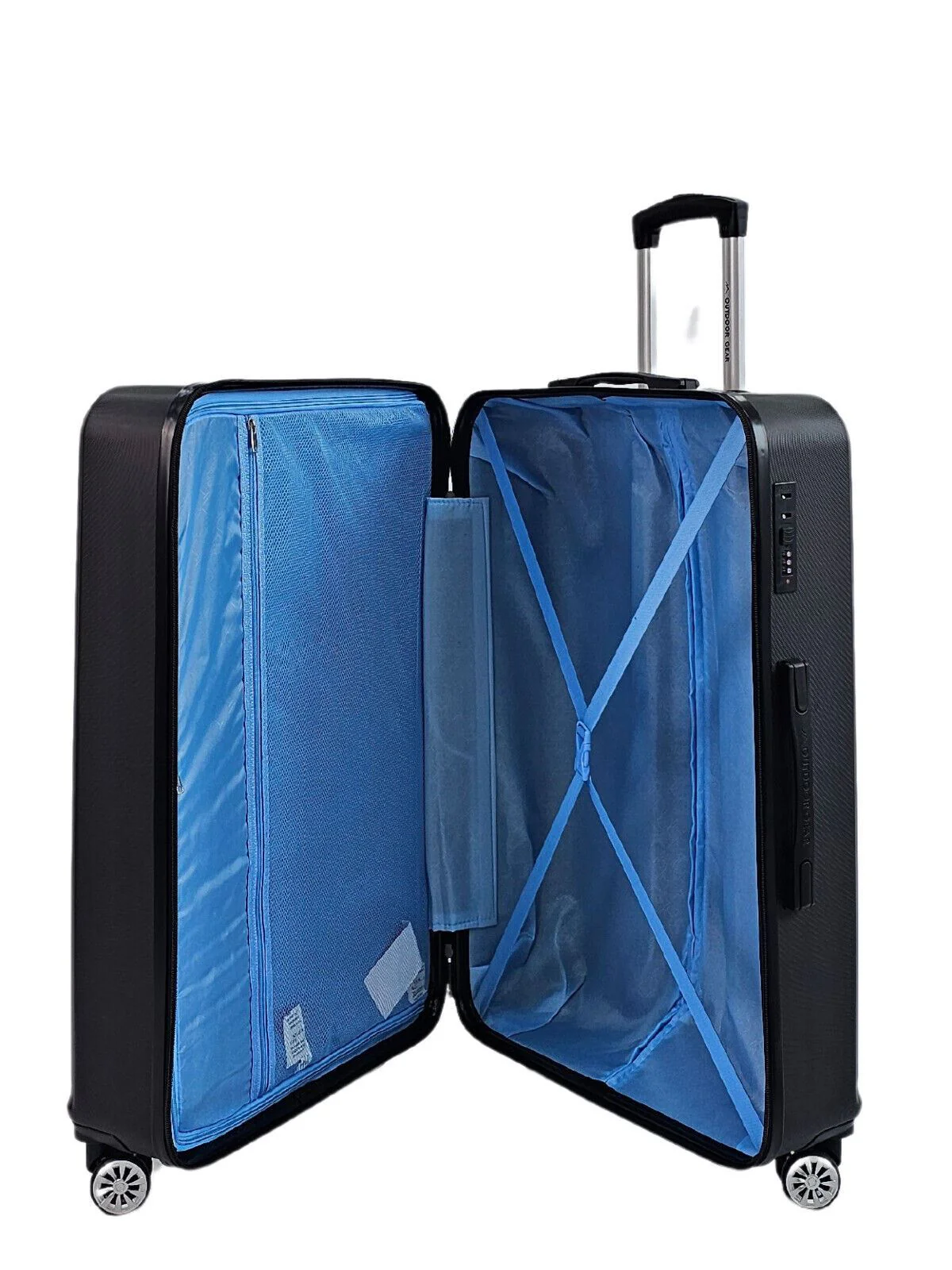 Alford Large Hard Shell Suitcase in Black - Image 5