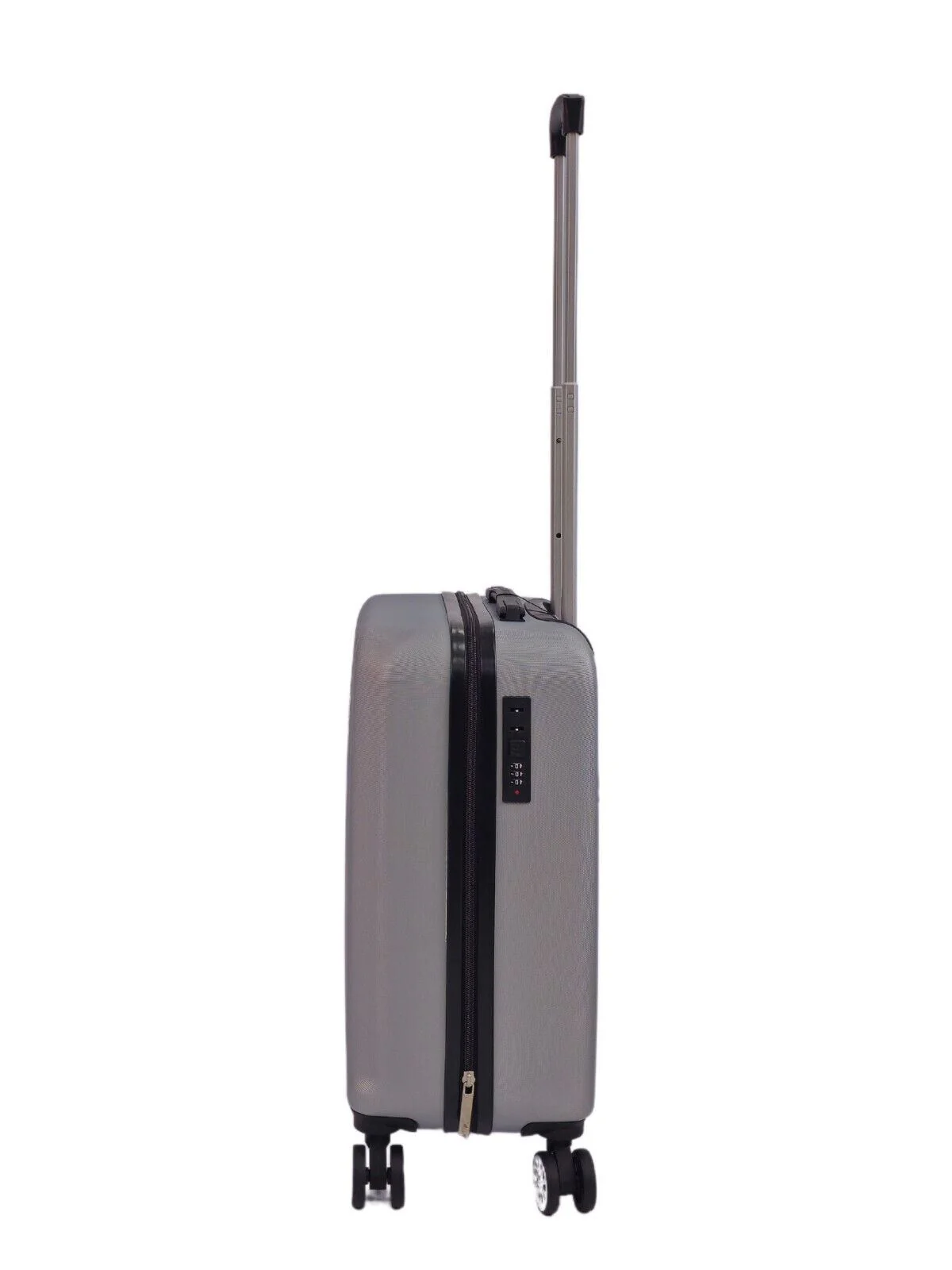 Alsager Cabin Hard Shell Suitcase in Silver - Image 3