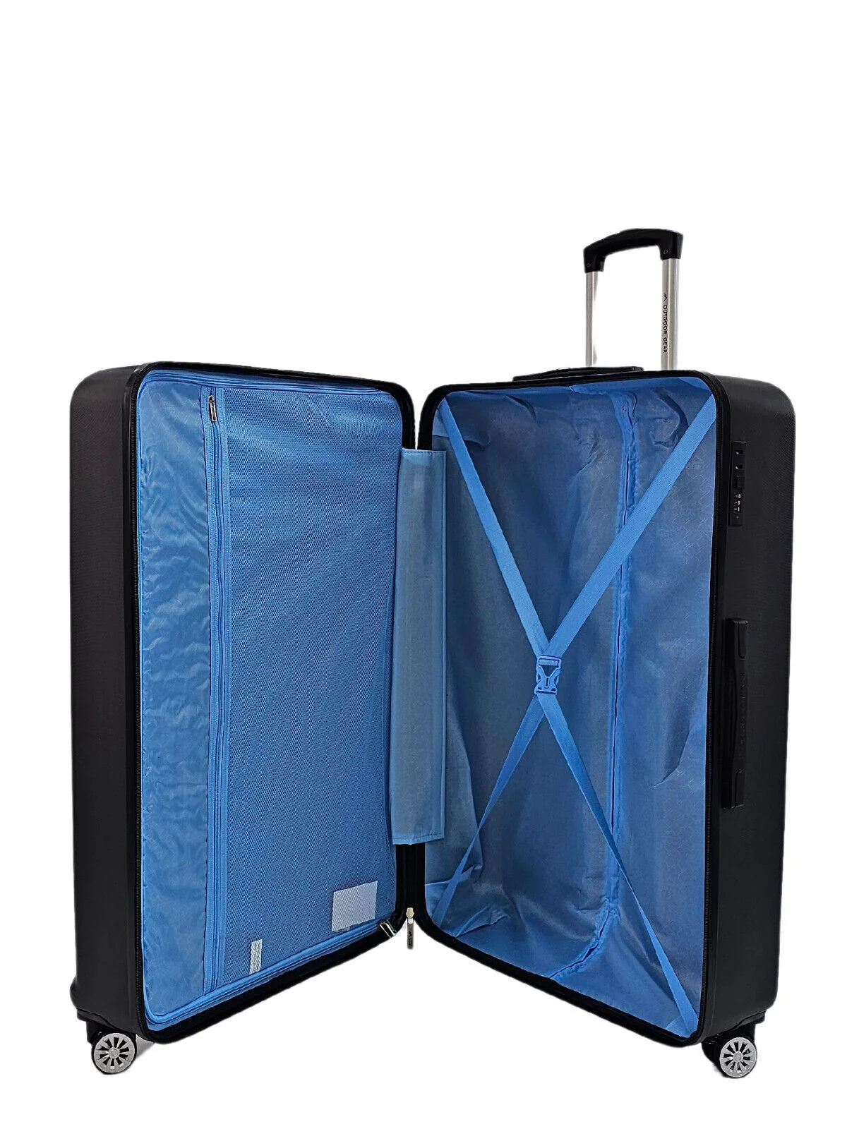 Alsager Extra Large Hard Shell Suitcase in Black - Image 5