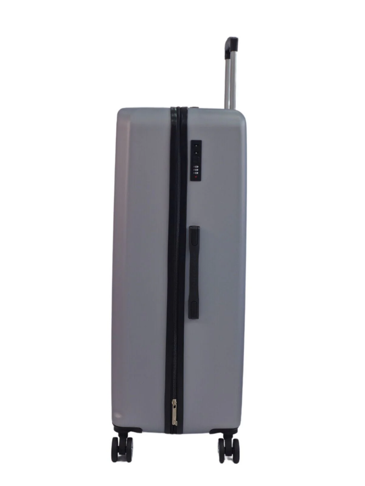 Alsager Extra Large Hard Shell Suitcase in Silver - Image 3