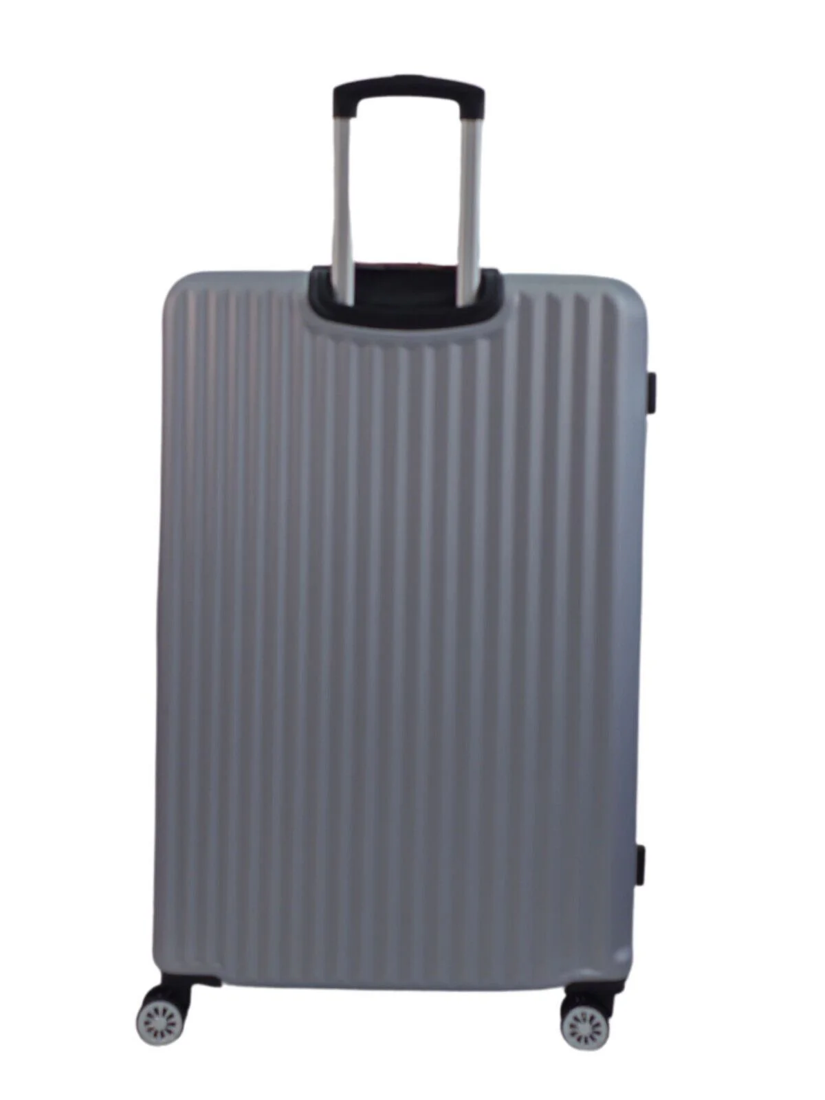 Alsager Extra Large Hard Shell Suitcase in Silver - Image 4