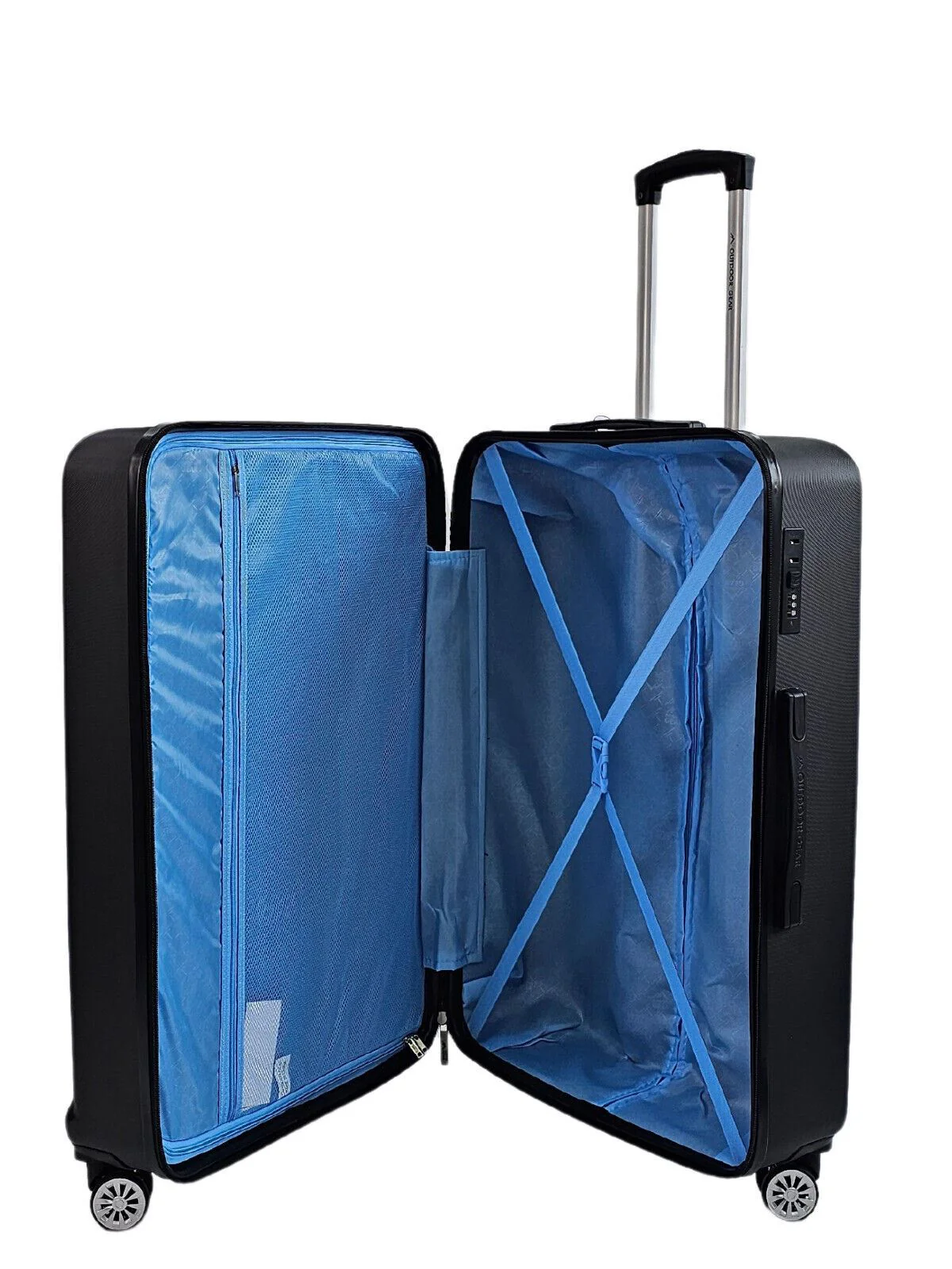 Alsager Large Hard Shell Suitcase in Black - Image 5