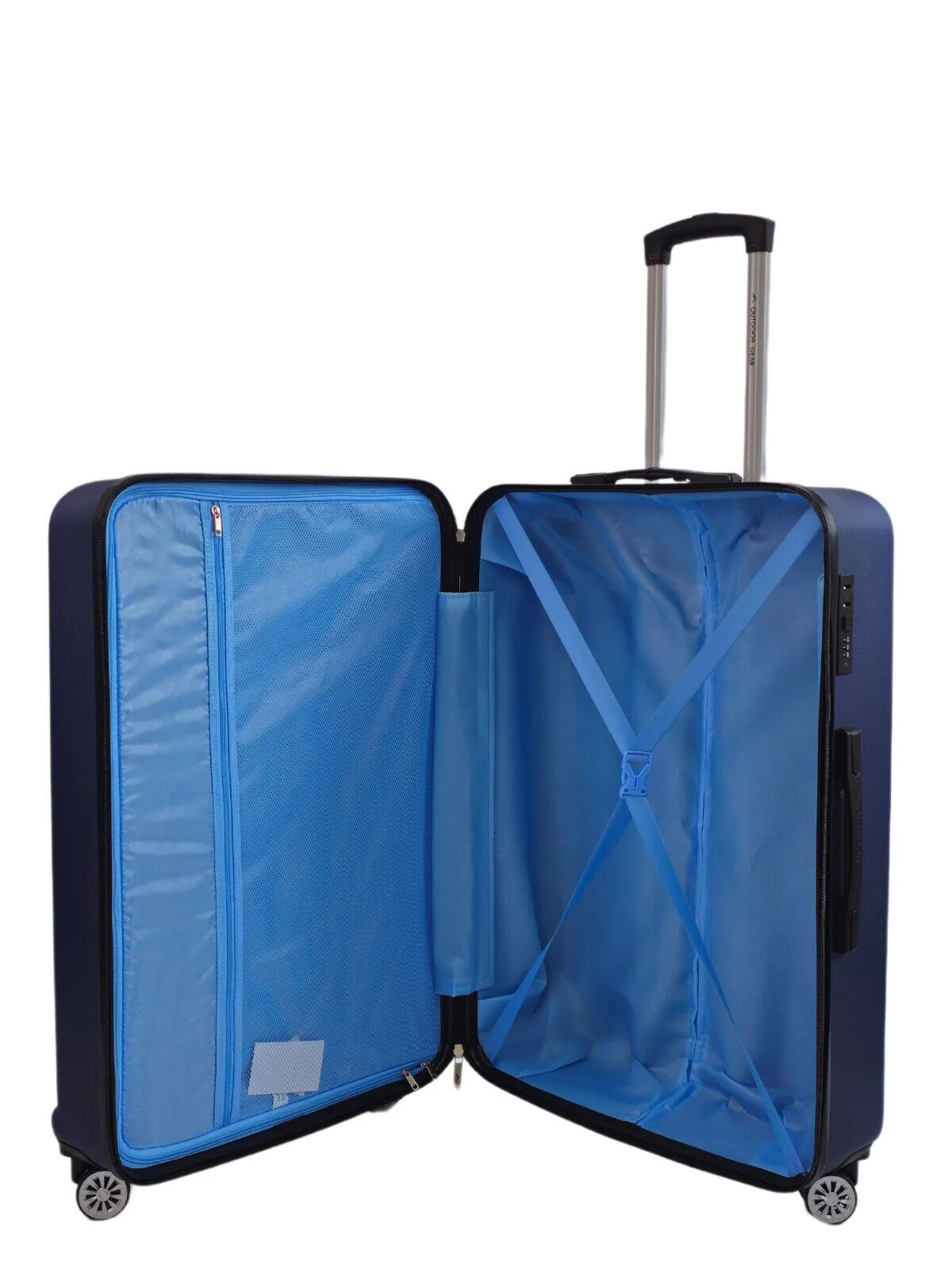 Alsager Large Hard Shell Suitcase in Blue - Image 5
