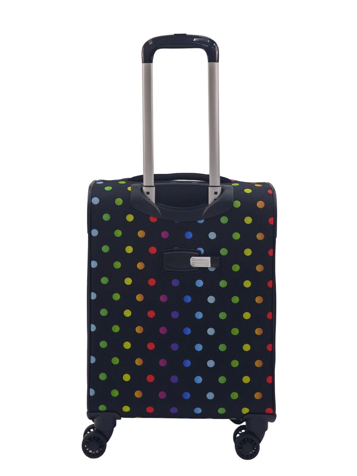 Ashbourne Cabin Soft Shell Suitcase in Dots - Image 5