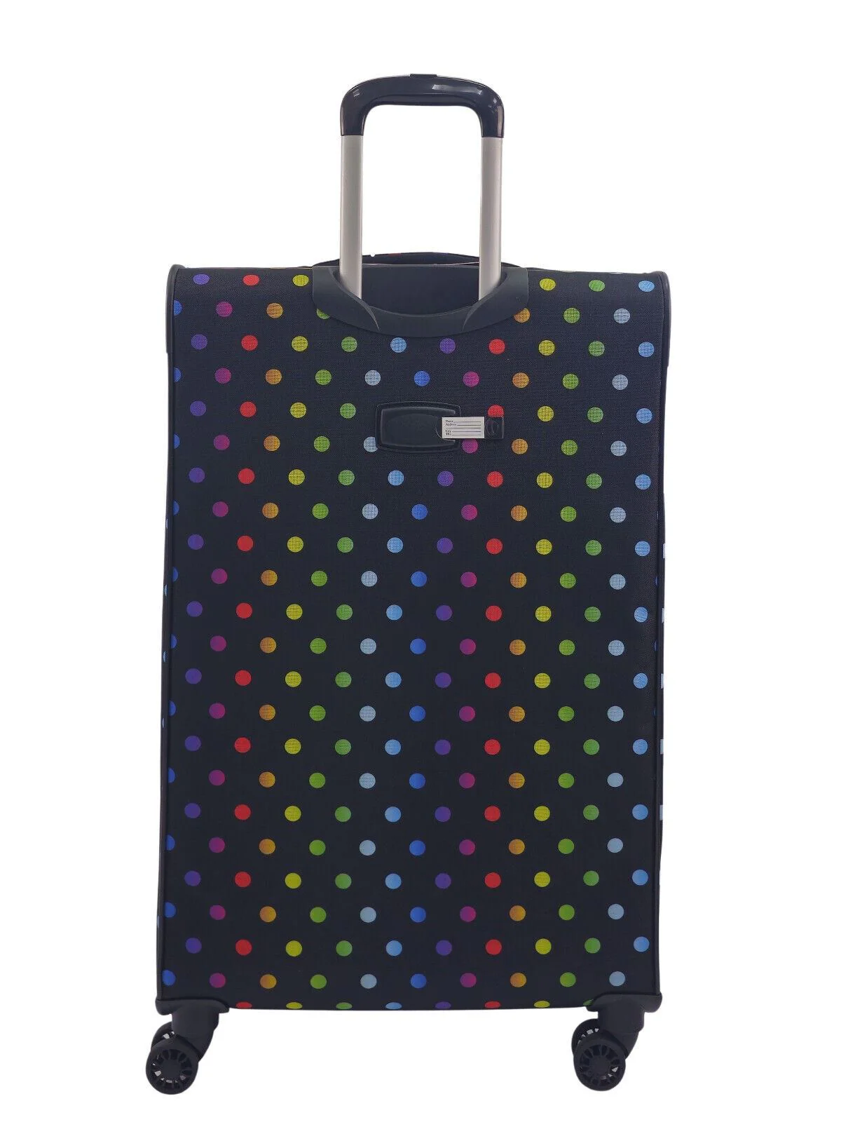 Ashbourne Large Soft Shell Suitcase in Dots - Image 5