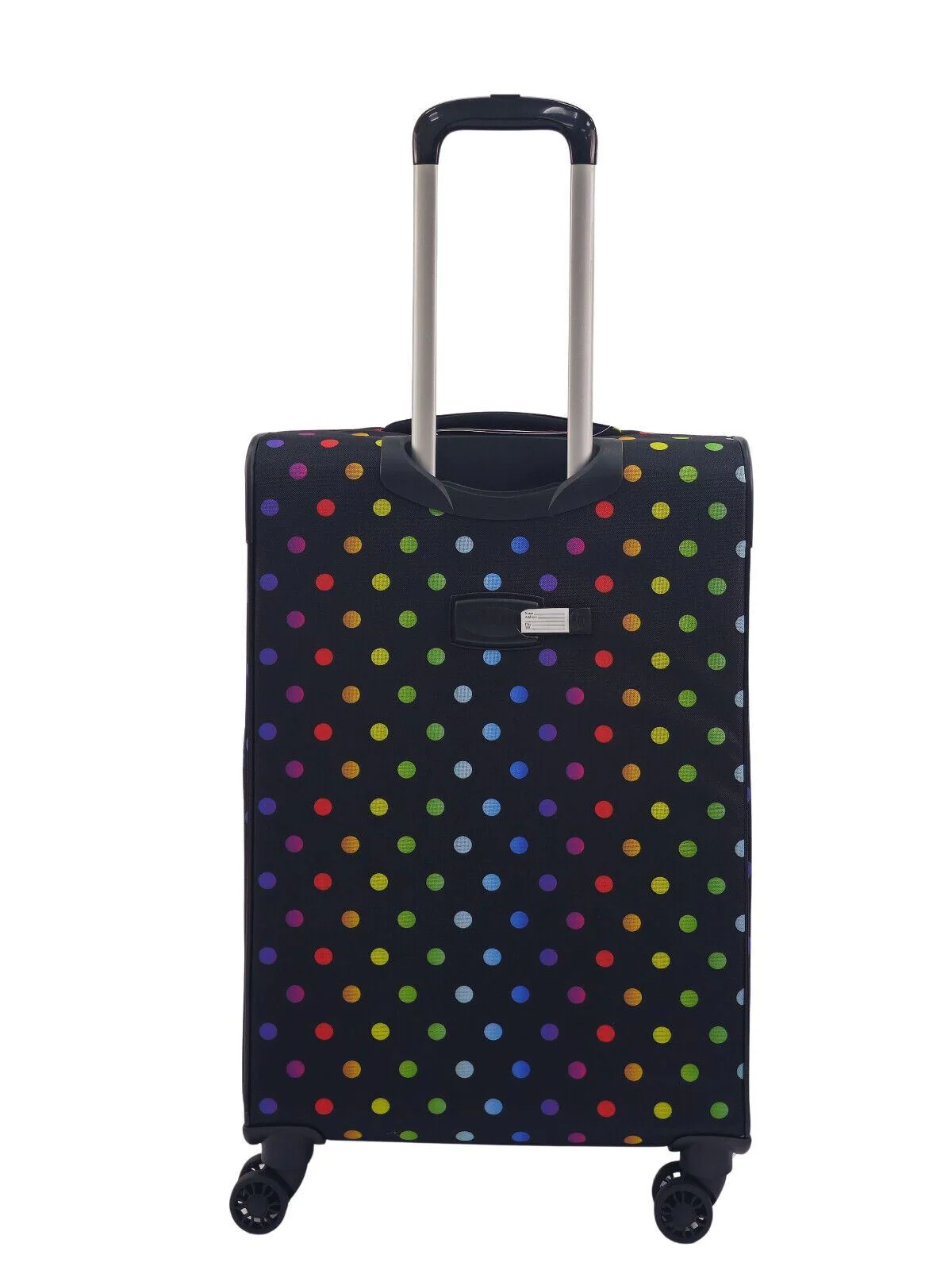 Ashbourne Medium Soft Shell Suitcase in Dots - Image 5