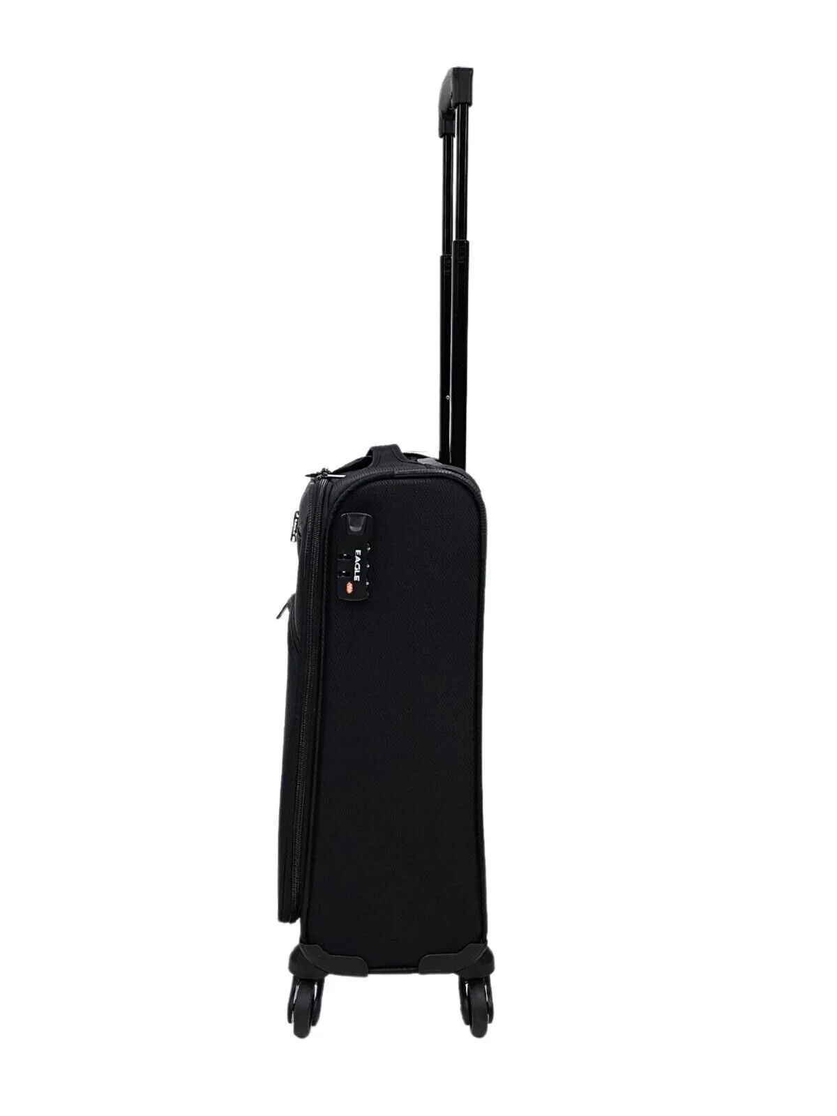 Ashford Cabin Soft Shell Suitcase in Black - Image 5