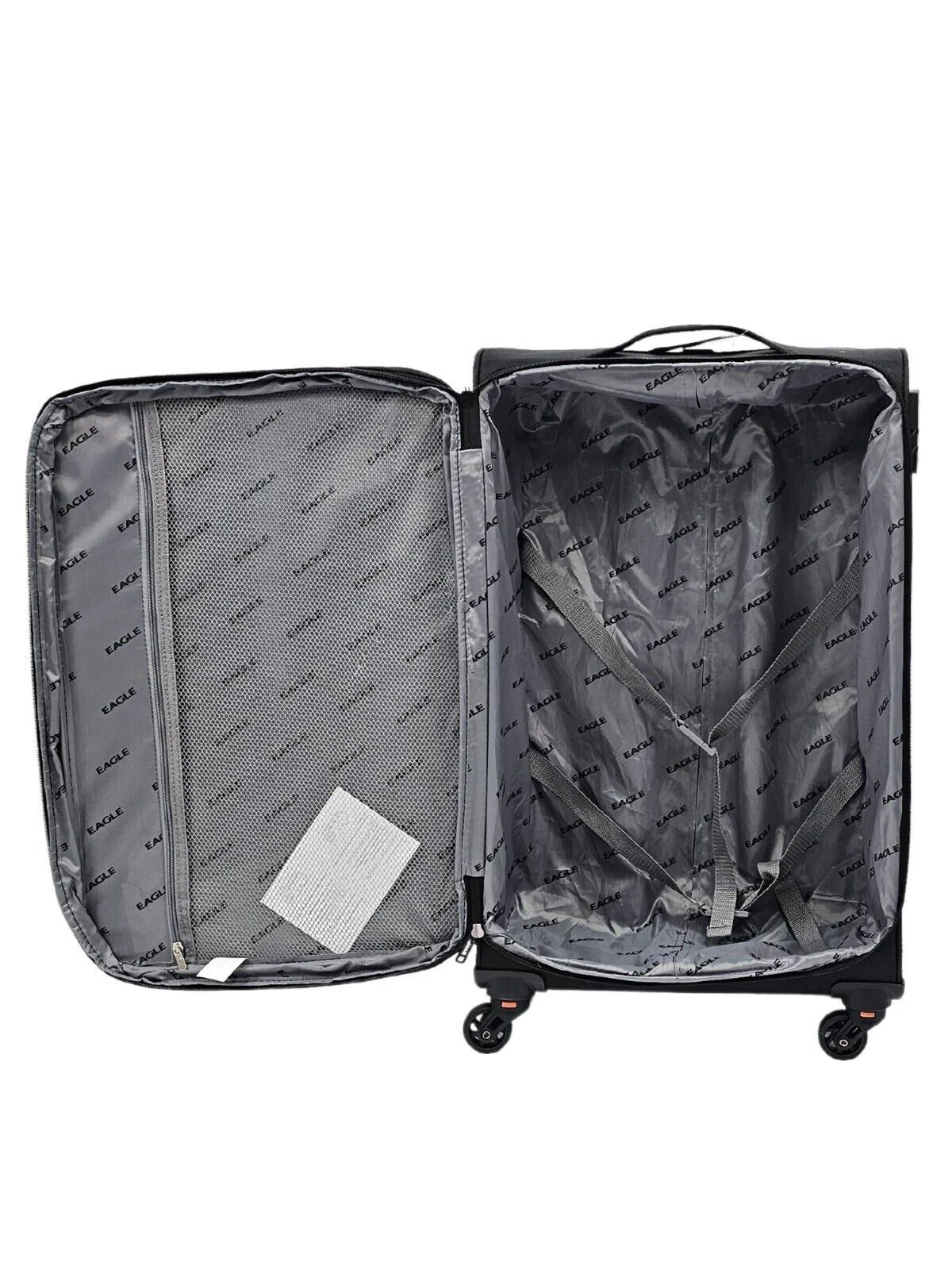 Ashford Cabin Soft Shell Suitcase in Black - Image 7