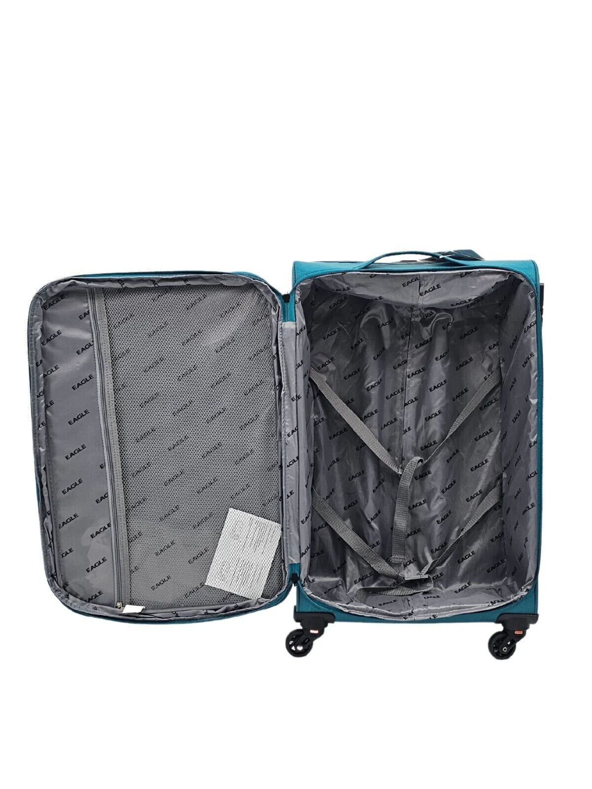 Ashford Cabin Soft Shell Suitcase in Teal - Image 7