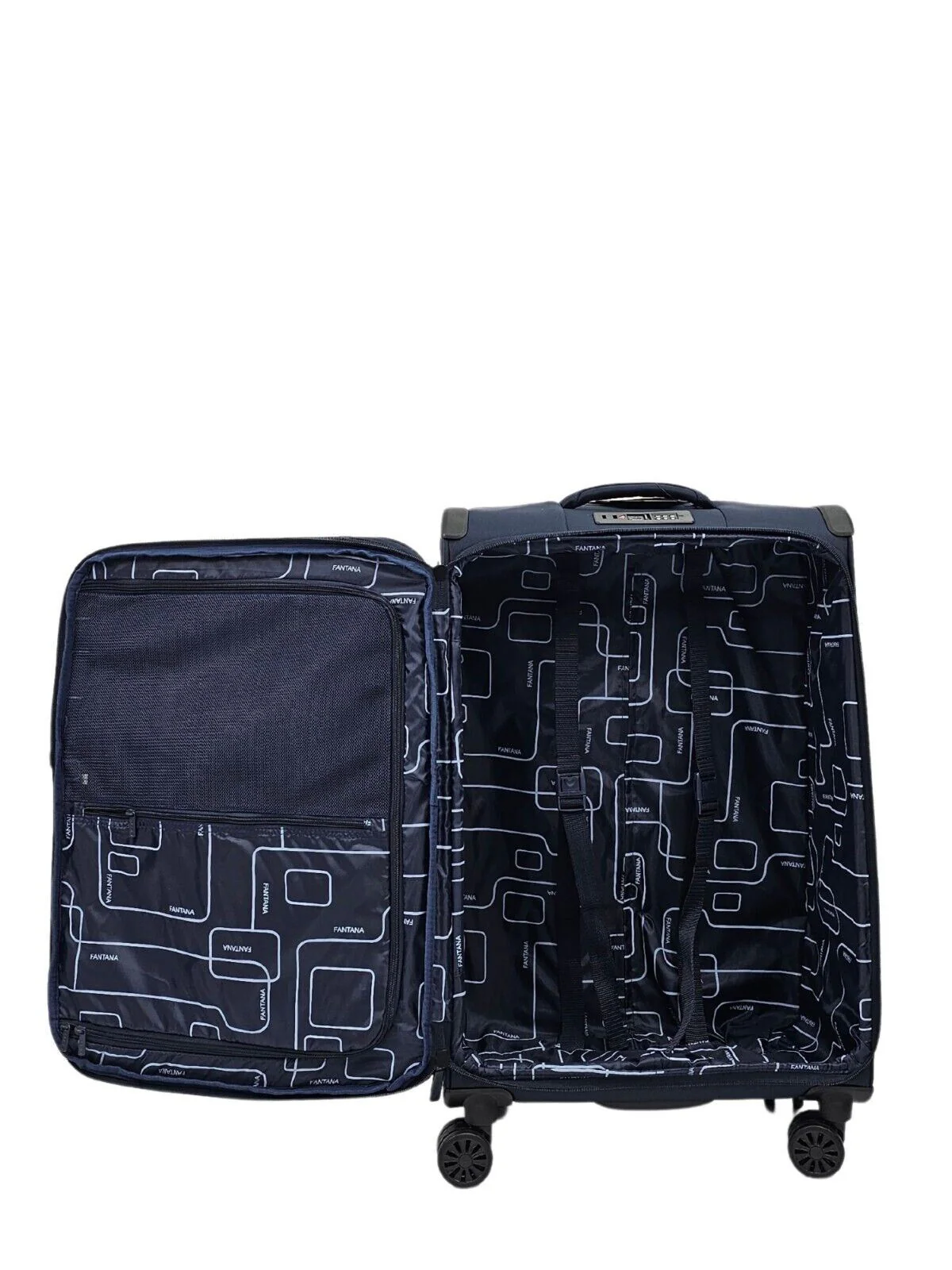 Bourne Cabin Soft Shell Suitcase in Navy - Image 7