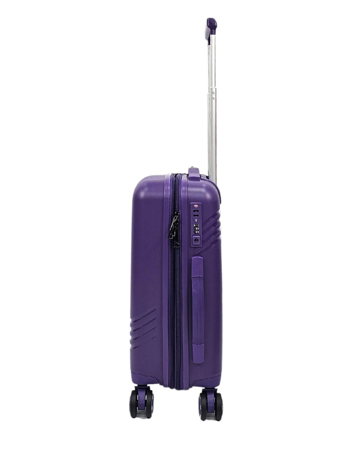 Camborne Cabin Hard Shell Suitcase in Purple - Image 3