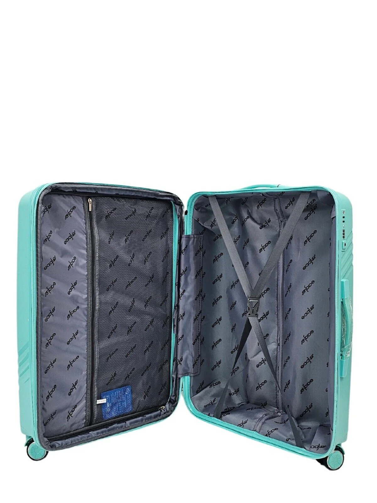Camborne Cabin Hard Shell Suitcase in Teal - Image 5