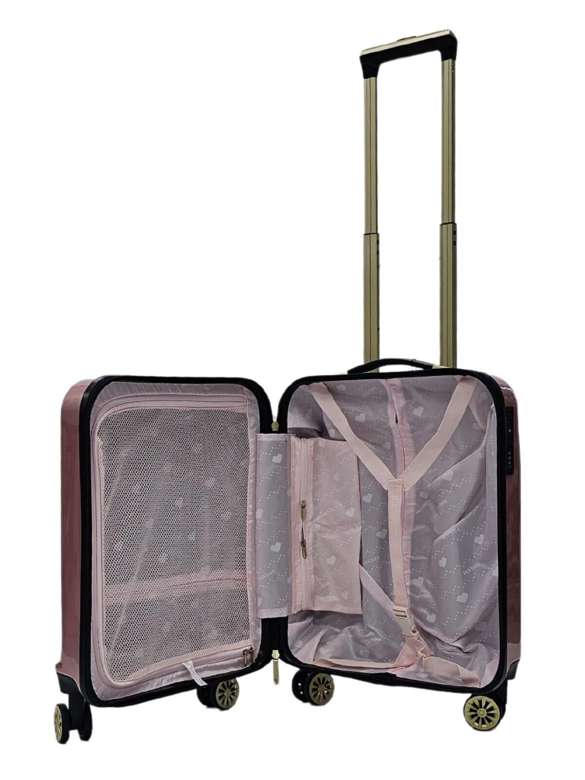 Canvey Cabin Hard Shell Suitcase in Pink - Image 7