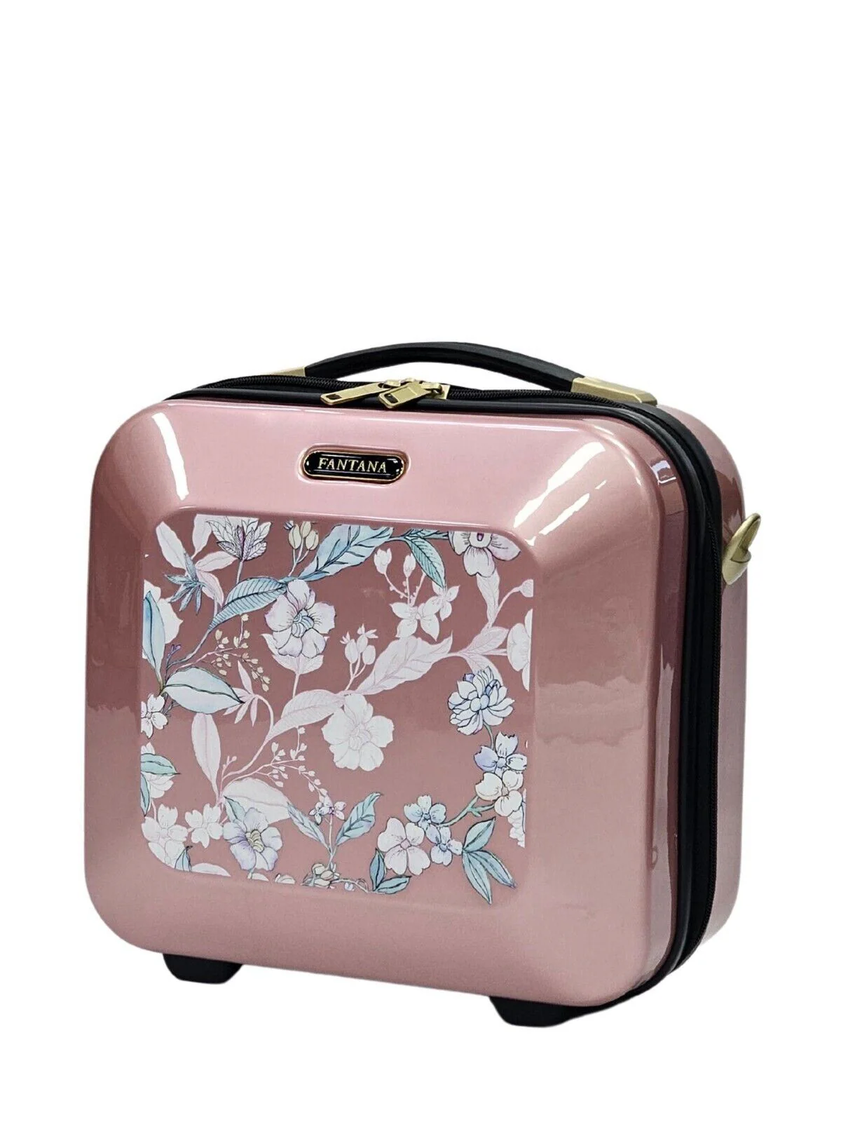 Canvey Cosmetic Hard Shell Suitcase in Pink - Image 3