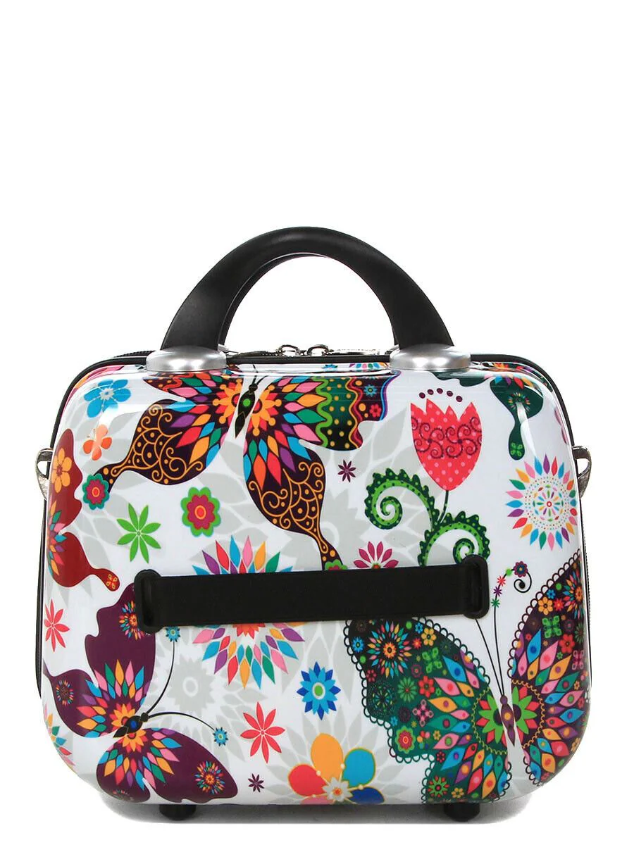Corbridge Cosmetic Hard Shell Suitcase in Butterfly - Image 4