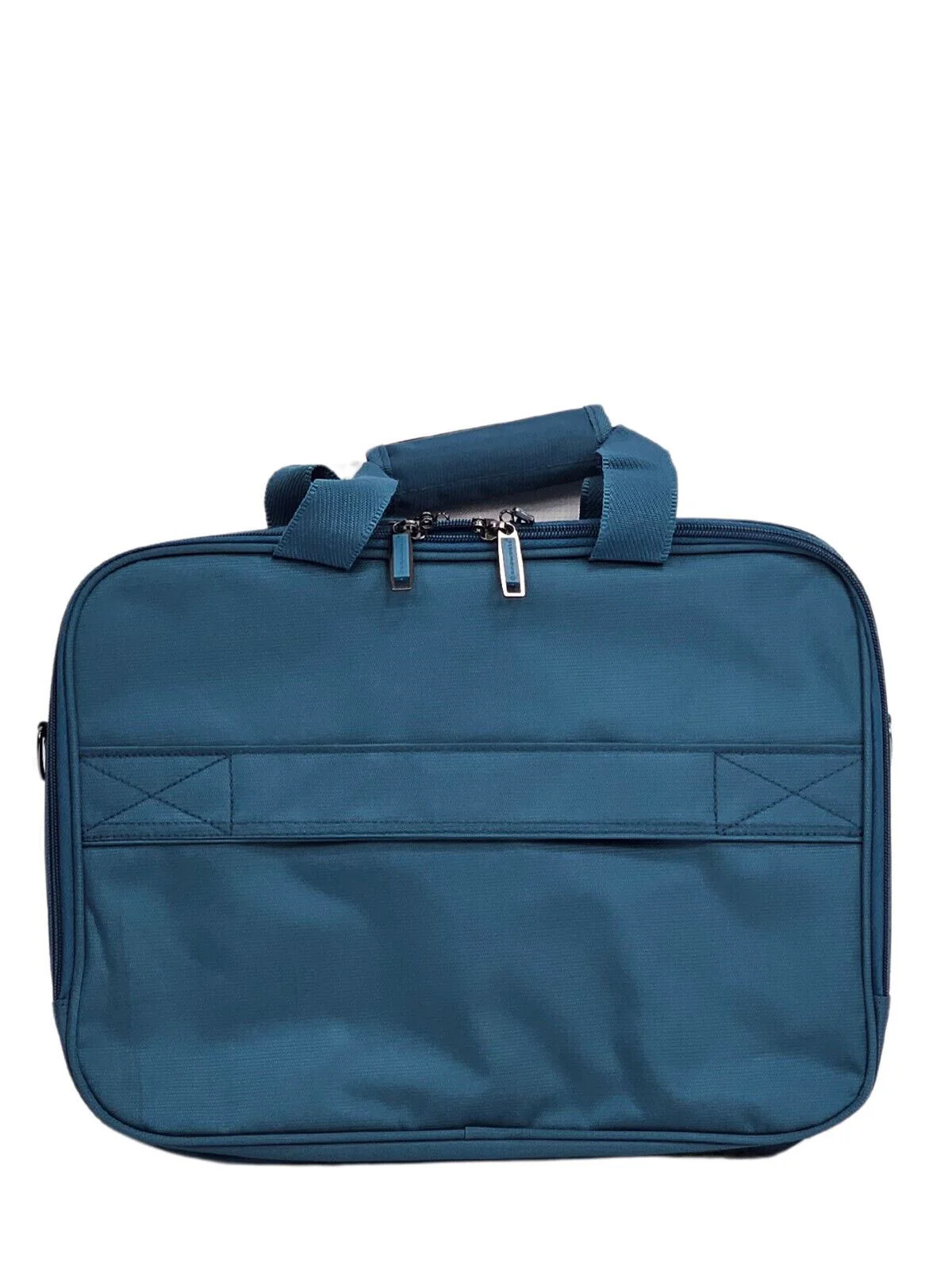Corby Laptop Soft Shell Suitcase in Teal - Image 3