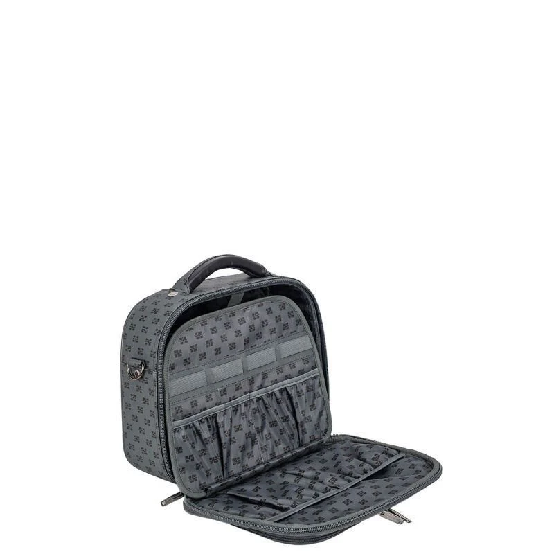 Corringham Cosmetic Soft Shell Suitcase in Grey - Image 3